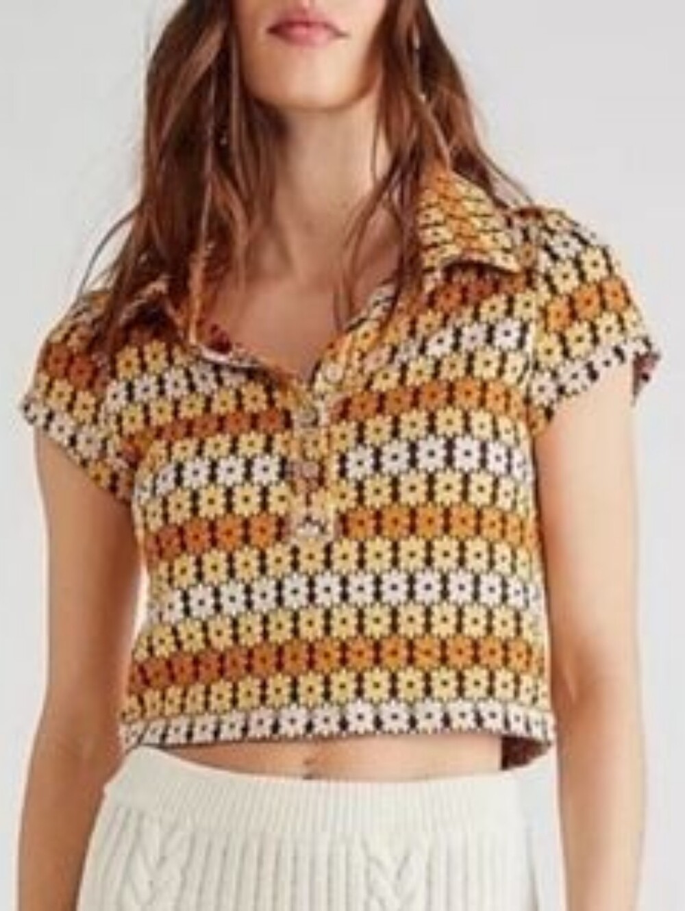 We The Free Womens 70s Crop Top